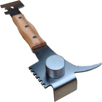 Multipurpose Bee Hive Tool with Wooden Handle Bee Tools for Beekeeping Professional Beekeeping Equipment