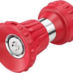 FANHAO Fireman Style Garden Hose Nozzle, Heavy Duty Fire Water Nozzle