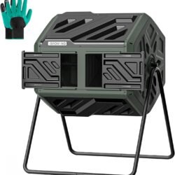 THEGROW'ING Updated 43 Gallon Compost Bin Outdoor