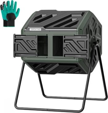 THEGROW'ING Updated 43 Gallon Compost Bin Outdoor